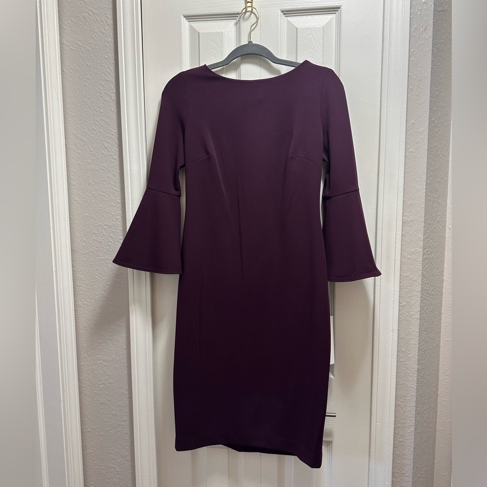 Calvin Klein Elegant Plum Women's Dress - NWT